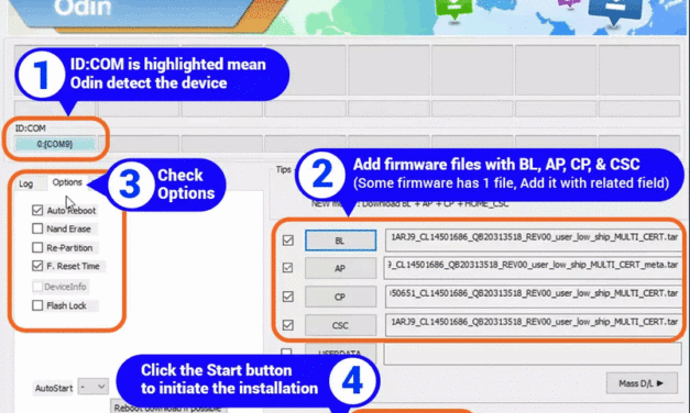 How to Flash Samsung Stock Firmware Using ODIN Flash Tool